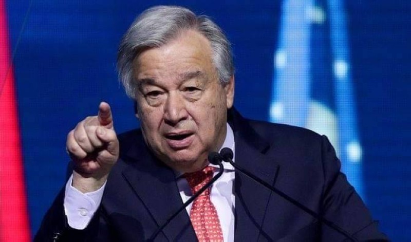 Le secrétaire général de l’Organisation des Nations Unies, Antonio Guterres 