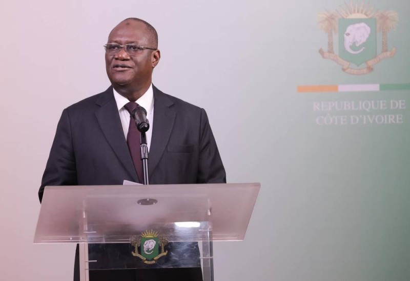Le ministre d'Etat, ministre de la Défense, Téné Birahima Ouattar, a salué le leadership du Président de la République. (Sébastien Kouassi)