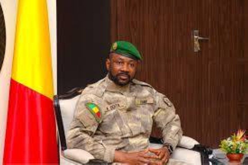  Le Colonel Assimi Goïta, président du Conseil national de transition. (Ph: Dr)