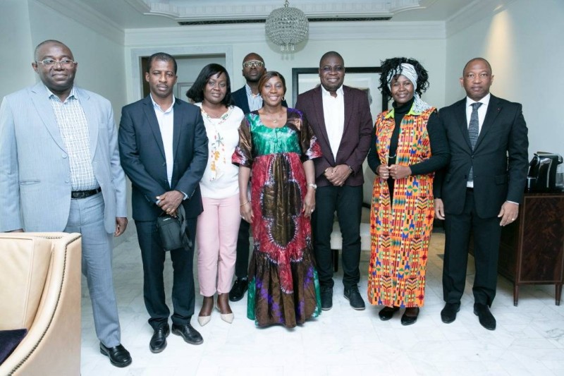 La cheffe de la diplomatie ivoirienne s'est entretenue avec les ressortissants ivoiriens vivant à Abu Dhabi. (DR)