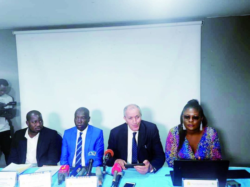 Zizi Moulay, le président de la Cjdpa (au micro) a décliné la trame de cette journée de célébration de la paix entre la Côte d'Ivoire et le Mali. (Dr)