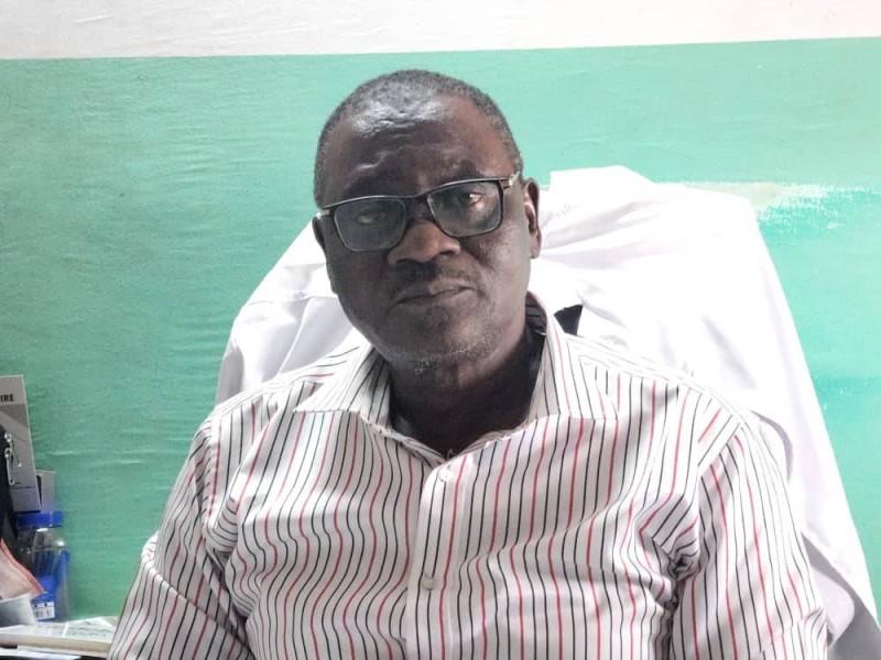 Le président de l’Union nationale des sociétés coopératives des transformateurs de la filière bétail et viande de Côte d’Ivoire (Unacot-fibev-ci), Bachirou Akanfé (DR)