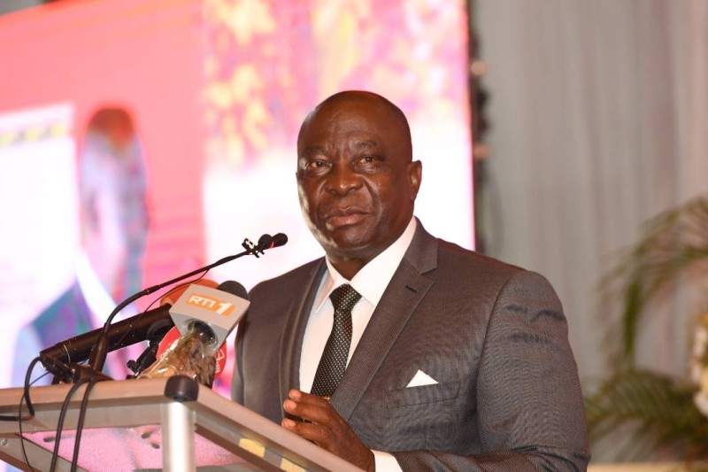 Le ministre d’Etat, ministre de l’Agriculture et du Développement rural, Kobenan Kouassi Adjoumani, invite ses collaborateurs à garder le cap en 2023. (Ph: Dr)