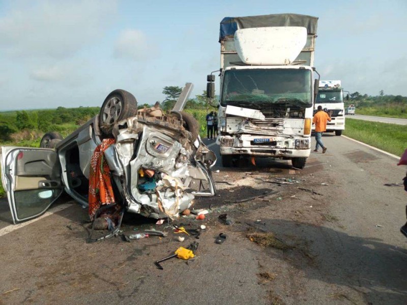 En Côte d’Ivoire, en moyenne 46 accidents de la route par jour, ont fait près de 1 050 tués en 2022. (Ph: Dr)