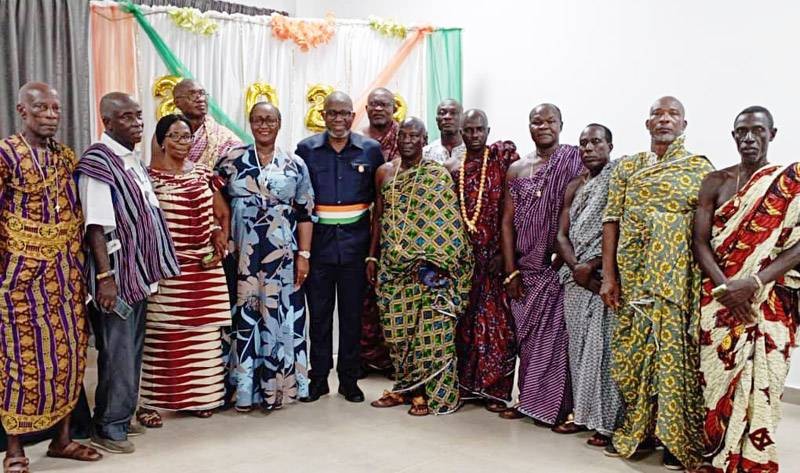 Des membres de la Cour royale d'Assinie ont salué les actions posées. (Ph: Dr)