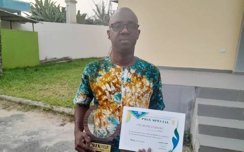 Kouadio Théodore, premier responsable du site web fratmat.info. (Ph: Dr)