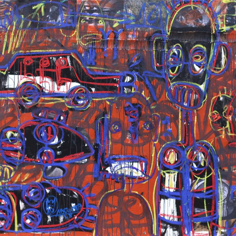 Une oeuvre d'Aboudia