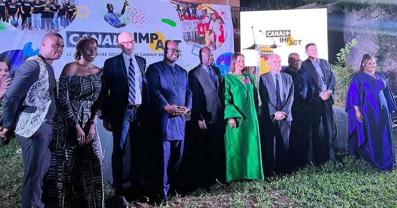 La photo d'ensemble après le lancement de Canal  Impact. (Ph: Dr)
