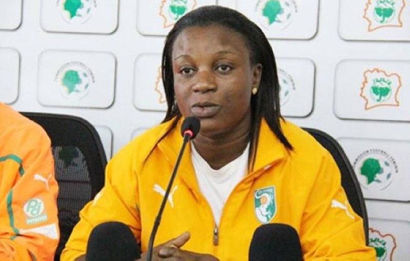 Touré Clémentine,  coache des Éléphantes. (Ph: Dr)
