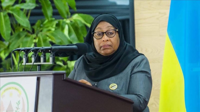 La Présidente tanzanienne, Samia Suluhu Hassan