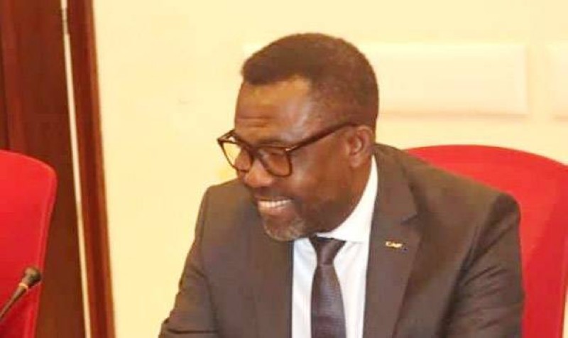 L'émissaire du président de la confédération africaine de football. (Ph: Dr)