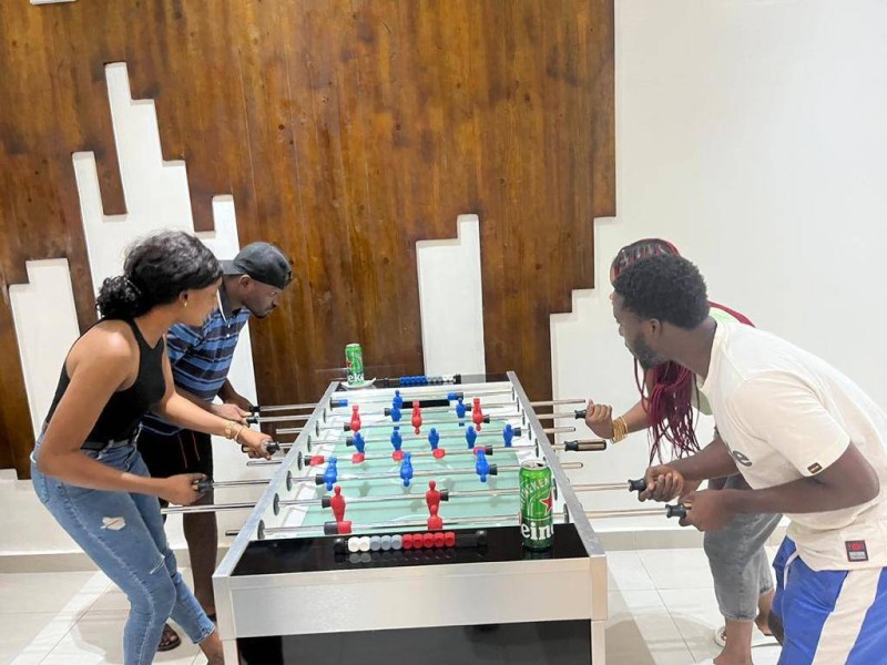 Le babyfoot est un jeu simulant une partie de football sur une table. (DR)