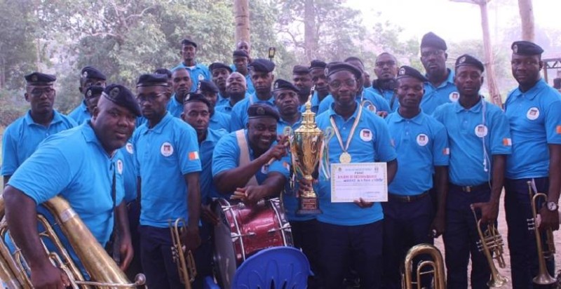 Le groupe Harmonie Municipale d'Abobo vainqueur de la premiere edition du festival des fanfares de Tiassalé