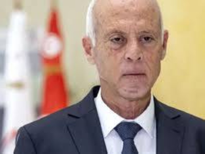 Le Président tunisien, Kaïs Saïed