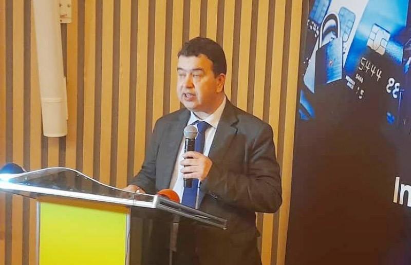 Le directeur général de la structure marocaine Dataprotect, Ali El Azzouzi, a exposé sur la problématique de la cybersécurité. (Ph: Dr)