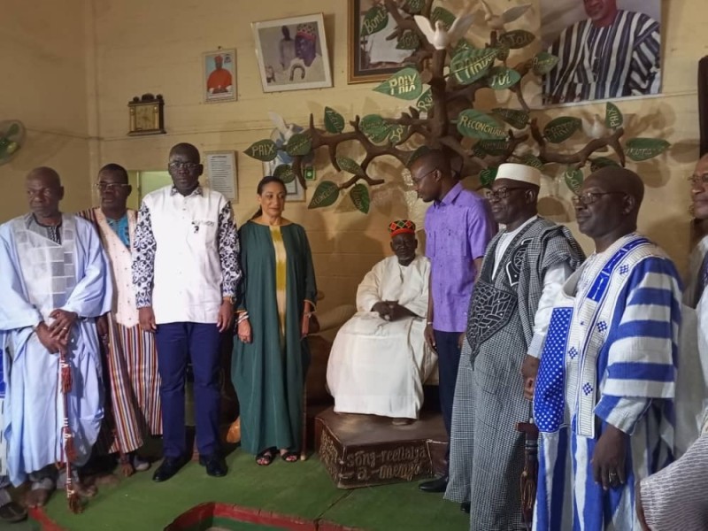 Les ministres de la Culture burkinabè, malien, sénégalais et ivoirien ont été ravis des échanges qu’ils ont eus avec le Moogho Naaba Baongo.