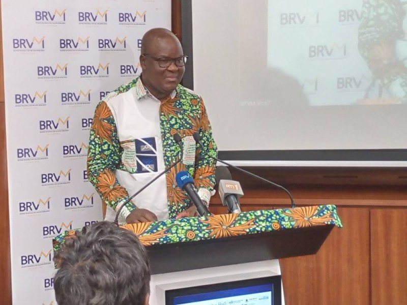 Dr Edoh Kossi Amenounvé, directeur général de la Brvm. (DR)
