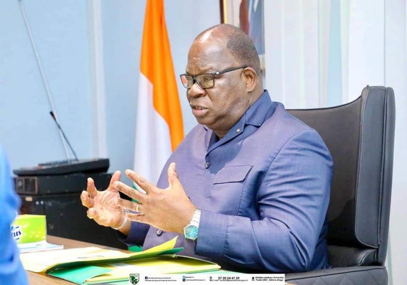 Le ministre des Eaux et Forêts, Laurent Bogui Tchagba. (Ph: Dr)