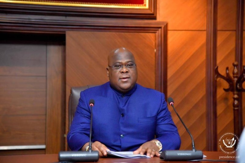Le président Félix Tshisekedi Tshilombo