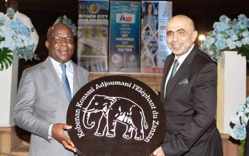 Le ministre de la Santé, Pierre Dimba N'Gou a reçu un prix. (Ph: Dr)