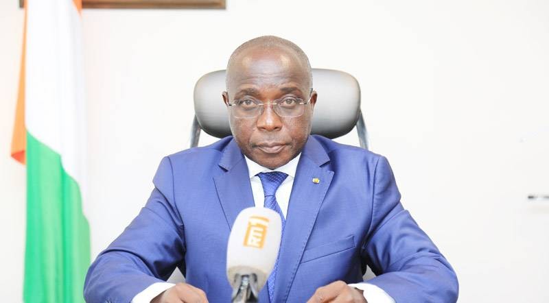 Bouaké Fofana, ministre de l'Hydraulique, de l'Assainissement et de la Salubrité. (Ph: Dr)