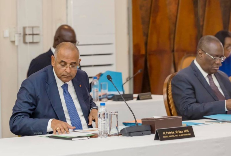 Le Premier ministre Patrick Achi