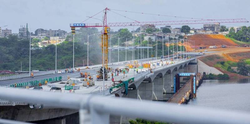 Les travaux avancent bien sur les différents chantiers initiés dans le district autonome d'Abidjan par l'Etat. (Ph: Dr)