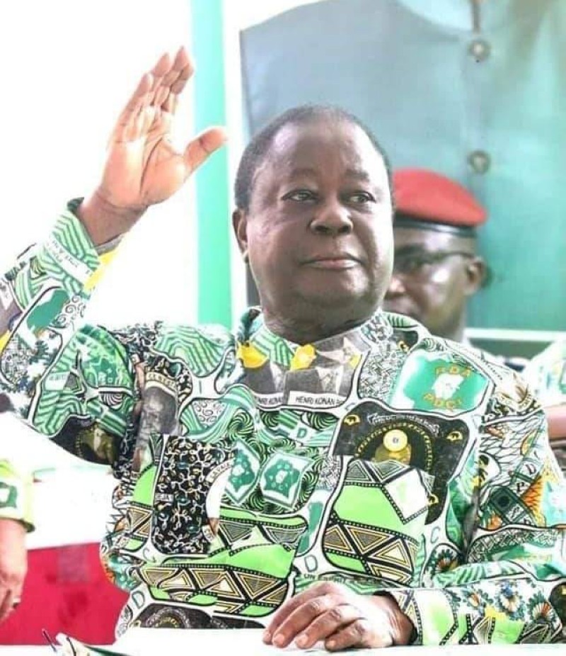 Henri Konan Bédié désigné candidat unique de son parti au 13ème congrès prévu en juin.(DR)