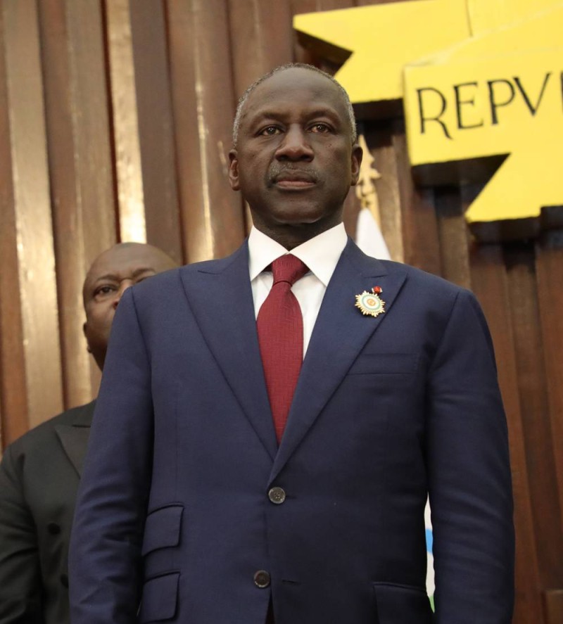 Le président de l'Assemblée nationale, Adama Bictogo. 