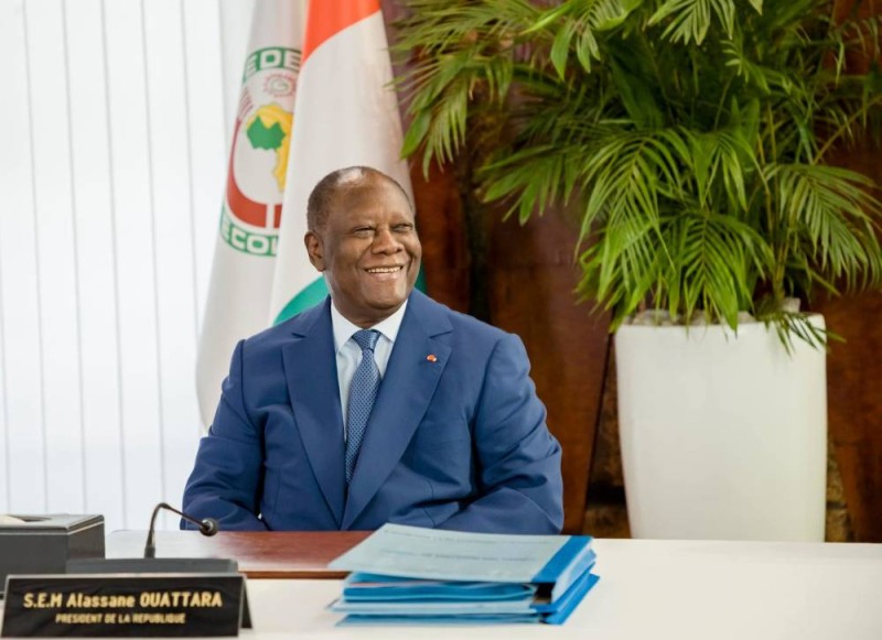 Le président Alassane Ouattara