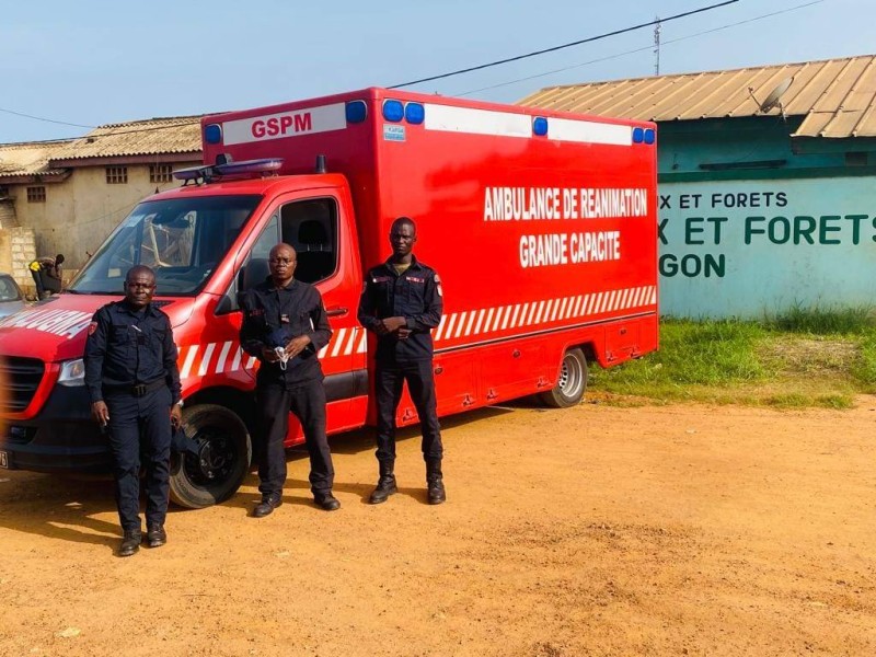Les sapeurs-pompiers militaires pré-positionnés à divers endroits stratégiques, à Abidjan et à l'intérieur du pays. (Gspm)