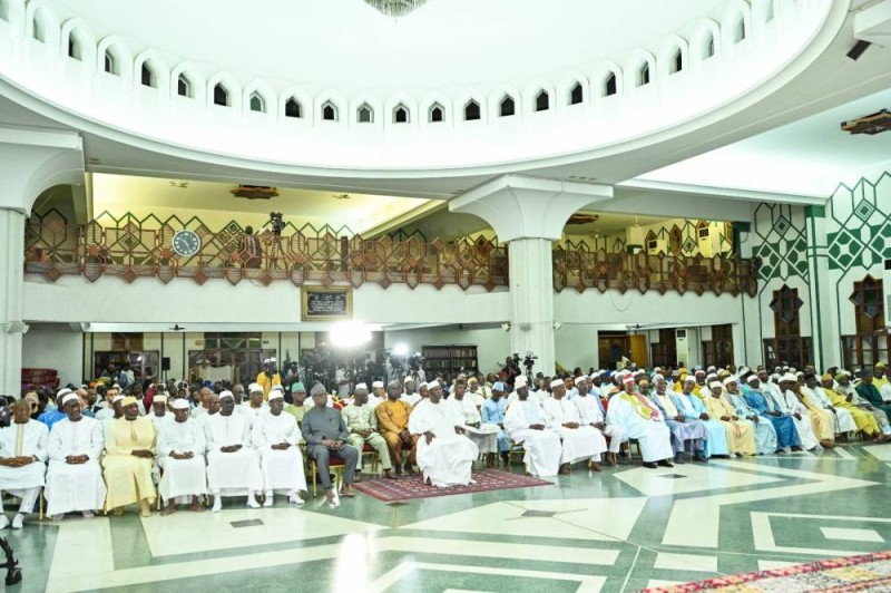 Le  Président de la République, Alassane Ouattara à la Nuit du destin 2023 (DR)