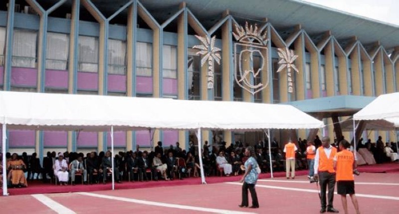 La façade du palais présidentiel de Côte d'Ivoire. (Ph: Dr)