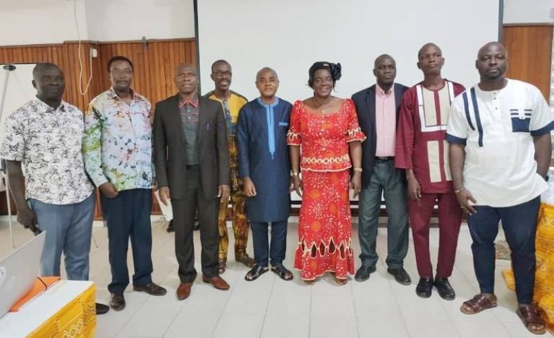 Les membres du comité de pilotage de la Panafci pour le mandat. (Ph: Dr)