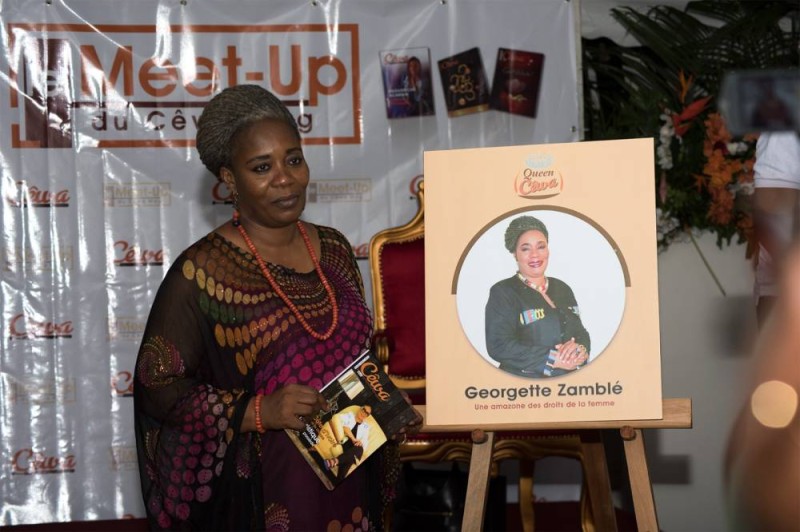 Dr Georgette Zamblé a saisi l’occasion pour présenter sa nouvelle œuvre pour booster l’autonomisation de la femme. (Dr)
