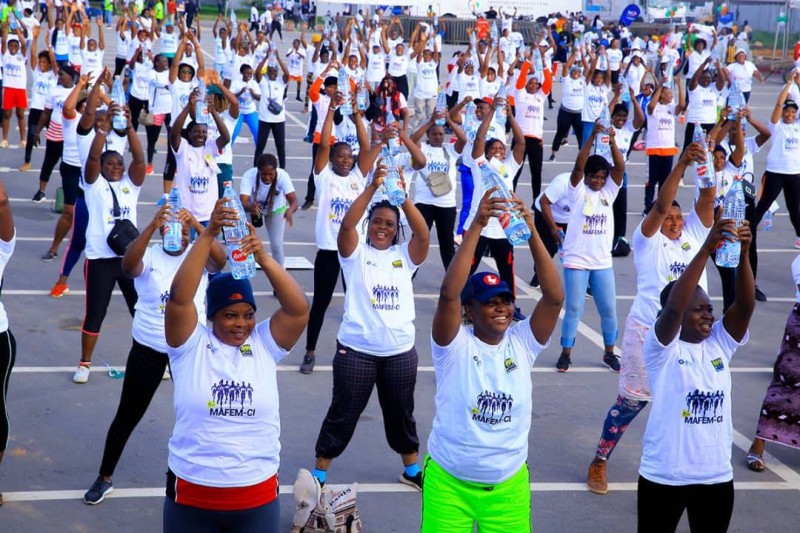 Les femmes se sont massivement déplacer pour participer au marathon (DR)