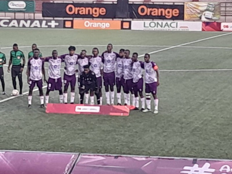 L’As Denguélé Vs Racing club d’Abidjan (1-1). (DR)