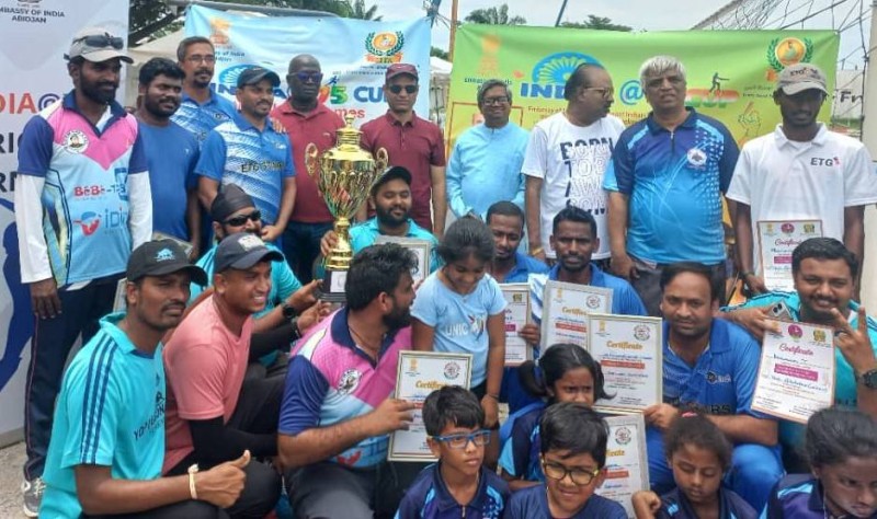 L’équipe indienne, Yopougon Gladiators. (Ph: Dr)