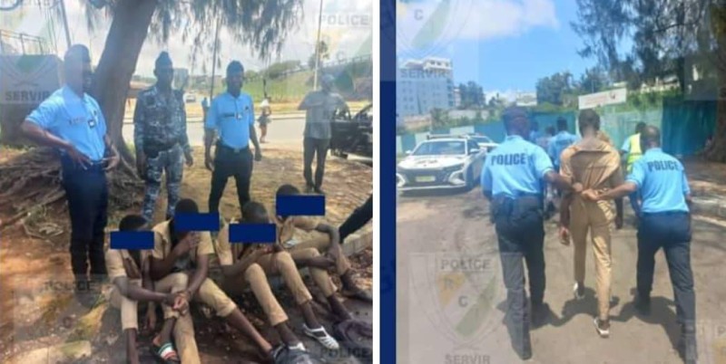 Ces élèves devront désormais répondre de leurs actes. (Ph: Police nationale)
