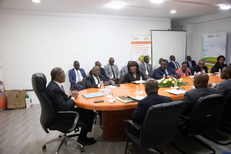 Le personnel de l'Agf salue la visite de son ministère de tutelle (DR)