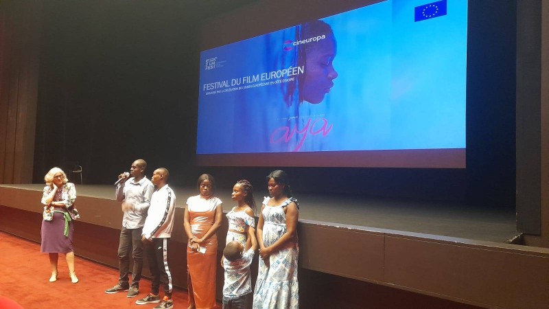 Les acteurs du film "Aya" ont été présentés. (Ph: Dr)