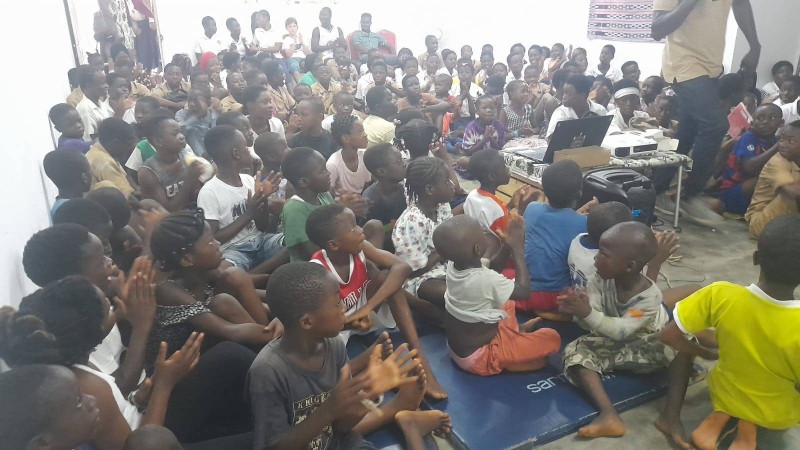 Les enfants étaient très contents. (DR)