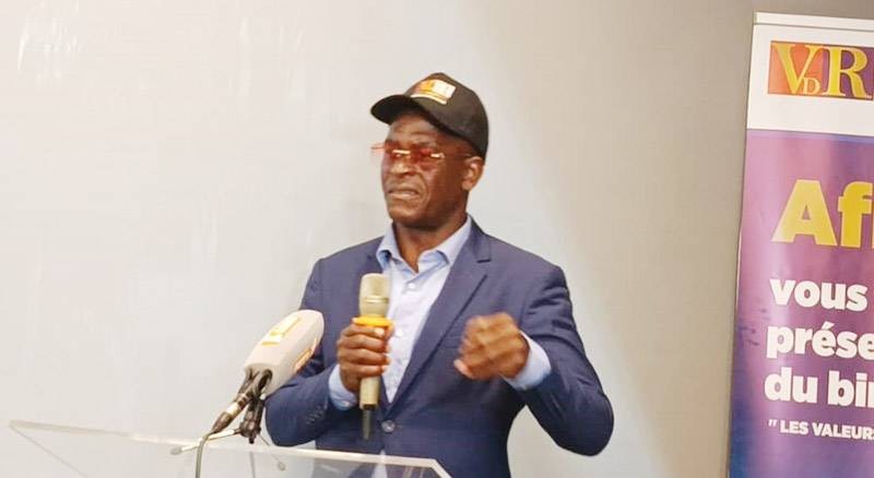 Aimond William Oula, directeur général et promoteur du magazine. (Ph: Dr)