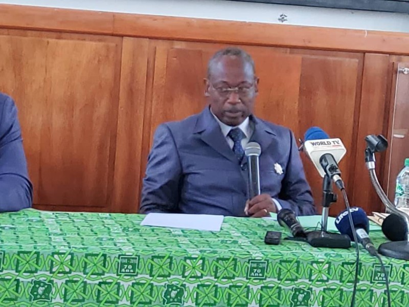 Le porte parole du Pdci-Rda, Brédoumy Kouassi Soumaïla