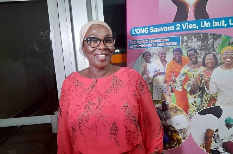Sow Kadidia, présidente de l'Ong 