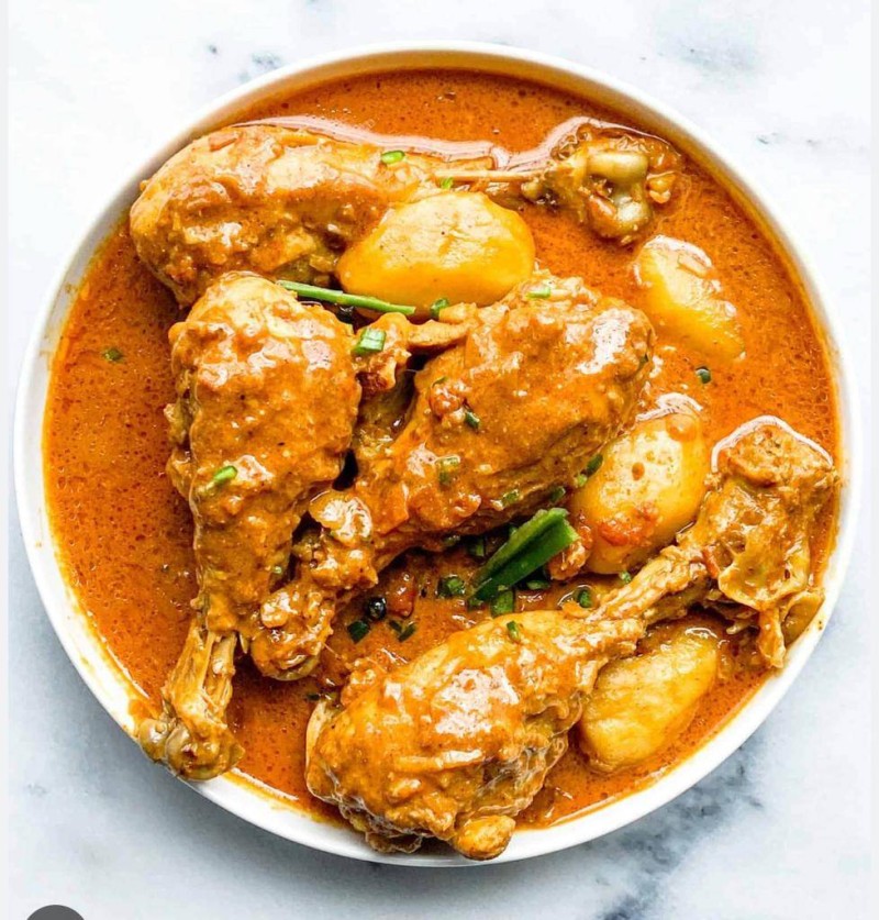 poulet au curry.