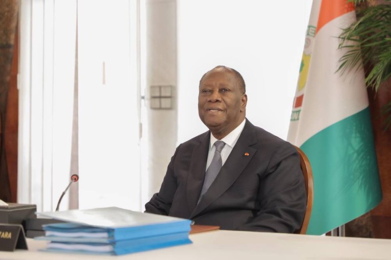 Le président Alassane Ouattara