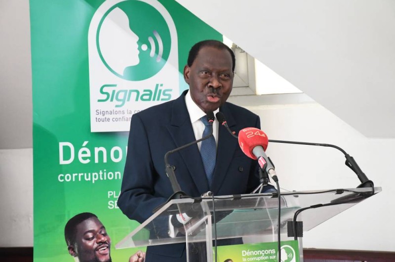 Le président de Haute autorité de la bonne gouvernance, N'Golo Coulibaly. (Ph: Dr)