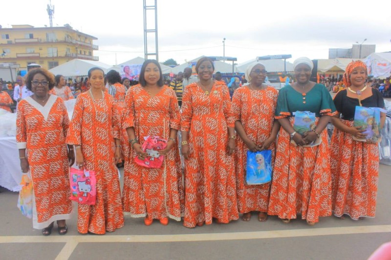 Le maire d’Abobo, Kandia Camara, invite ses administrés à cultiver les valeurs de paix et de cohésion sociale. (Ph: Dr)