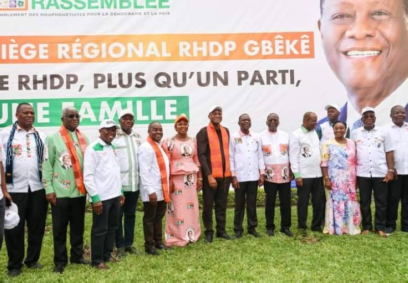 Les candidats du Rhdp prêts à apporter la victoire. (Ph: Dr)